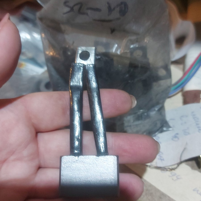 СТ25-3708050, щітка (1шт) стартеру з пластиною КРАЗ, МАЗ