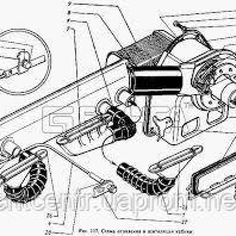 130-8101010, кожух радіатора отопит. а/м ЗІЛ