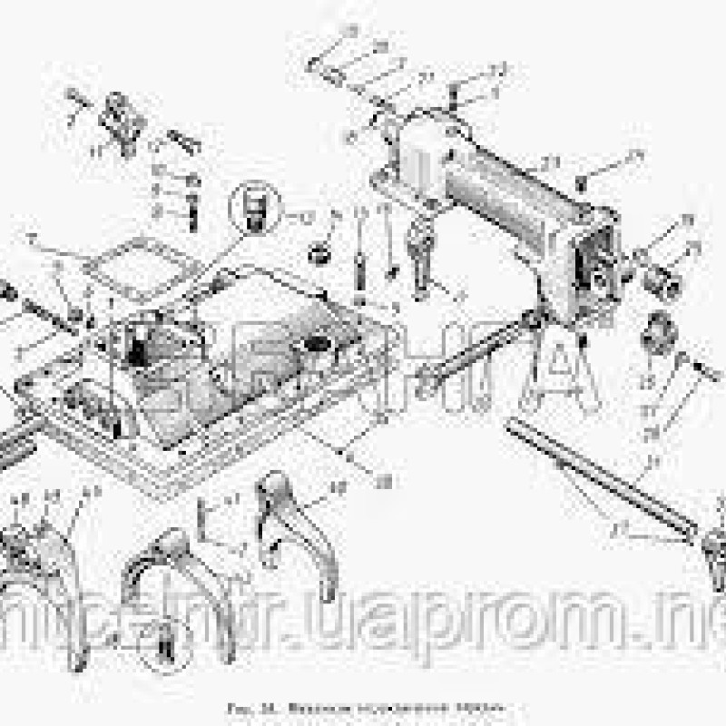 Валик мех-ма перекл кпп а/м МАЗ